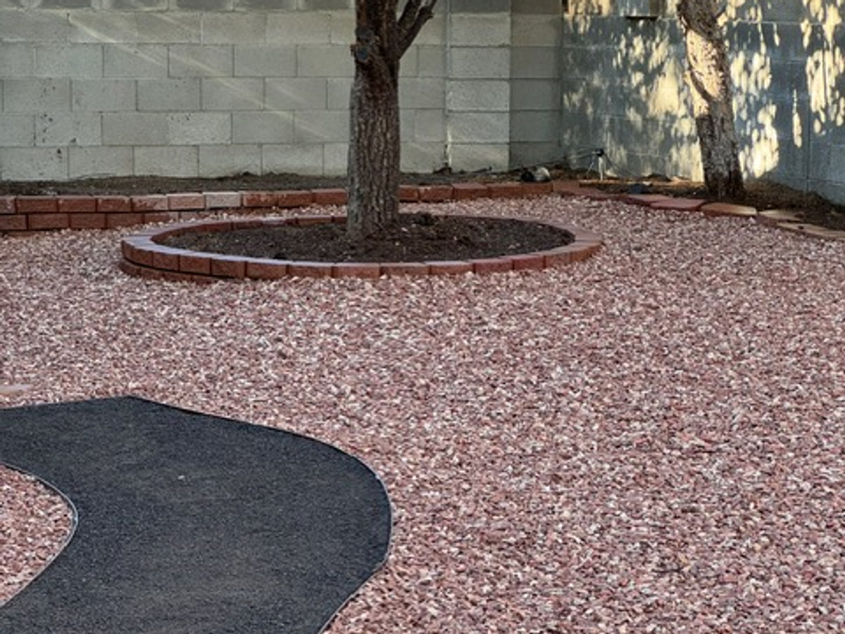 Completed Albuquerque landscaping project by Perfection Landscaping & Design